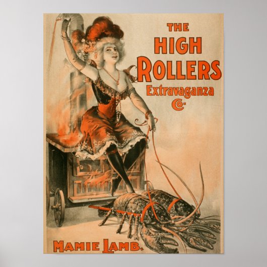 High Rollers Extravaganza "Mamie Lamb"-Spiel Poster (Vorne)