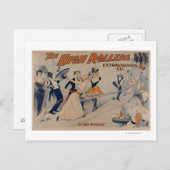 High RollersBowling Party Theater Poster Einladungspostkarte (Vorne/Hinten)