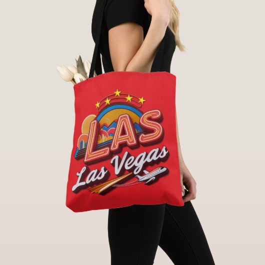 High Rolling LAS Airport Code Tote Bag Tasche (Von Nahem)