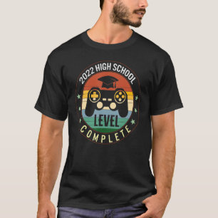 High School 2022 Abschluss Level Complete Video G T-Shirt