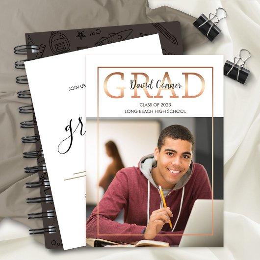 High School 2023 Graduate Party Foto Ankündigung