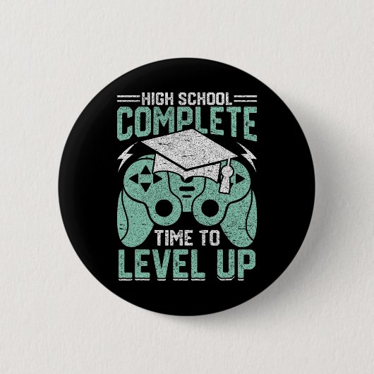 High School abgeschlossen Zeit, um Video Game zu v Button (Vorderseite)