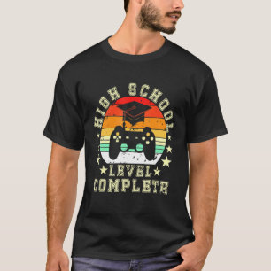 High School Abschluss 2021 Gamer High School Grad T-Shirt