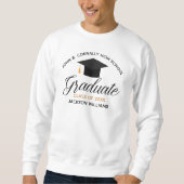 High School Abschluss 2025 Custom Graduate Sweatshirt (Vorderseite)