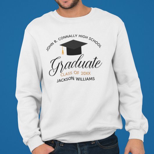 High School Abschluss 2025 Custom Graduate Sweatshirt