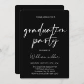 High School Abschluss Class of 2025,Minimal grad Einladung (Vorne/Hinten)