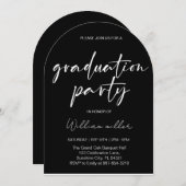 High School Abschluss Class of 2025,Minimal grad Einladung (Vorne/Hinten)
