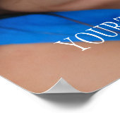 High School Abschluss Foto Glückwünsche Name Poster (Ecke)