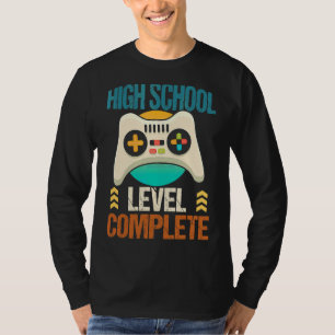 High School Abschluss Gaming Senior Graduate T-Shirt