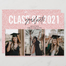 High School Abschluss Rosa Drei Foto