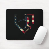 High School Baseball Season College Ball Player Us Mousepad (Mit Mouse)