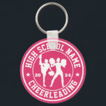 High School Chefführung Squad Personalisiert Sport Schlüsselanhänger<br><div class="desc">Personalisierte Sportgeschenke und Merchandise für das Schulsportteam. Alle Texte sind editierbar für Ihren Anlass. Die Hintergrundfarbe kann mithilfe des Designtools bearbeitet werden. Perfektes Souvenir für Schultrainer und schließend Senioren,  die auch große Sportler sind.</div>