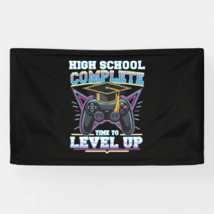 High School Complete Gamer Gaming Abschluss Banner