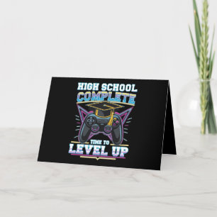 High School Complete Gamer Gaming Abschluss Dankeskarte