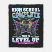 High School Complete Gamer Gaming Abschluss Fleecedecke (Vorderseite)