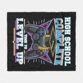 High School Complete Gamer Gaming Abschluss Fleecedecke (Vorderseite (Horizontal))