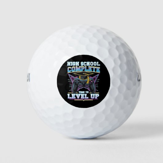 High School Complete Gamer Gaming Abschluss Golfball (Vorderseite)
