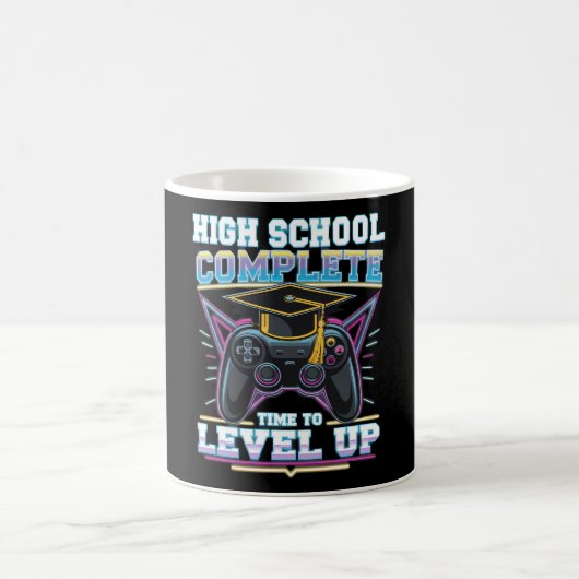 High School Complete Gamer Gaming Abschluss Kaffeetasse (Mittel)