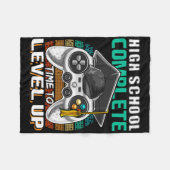 High School Complete Video Game Senior Abschluss Fleecedecke (Vorderseite (Horizontal))