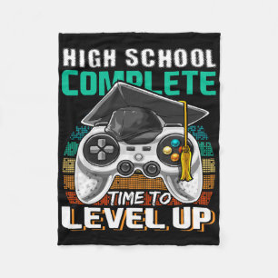 High School Complete Video Game Senior Abschluss Fleecedecke