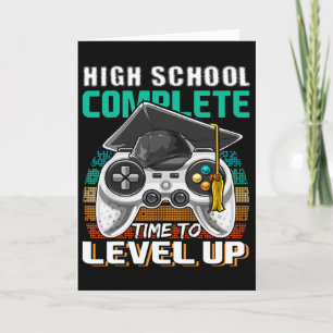 High School Complete Video Game Senior Abschluss Karte