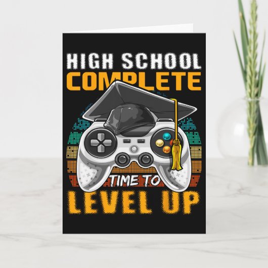 High School Complete Video Game Senior Abschluss Karte (Vorderseite)