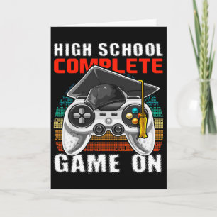 High School Complete Video Game Senior Abschluss Karte