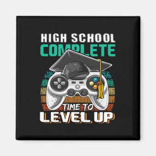 High School Complete Video Game Senior Abschluss Magnet