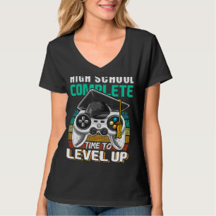 High School Complete Video Game Senior Abschluss T-Shirt