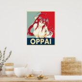 High School DxD Akeno Himejima Oppai Pop Kunst, Di Poster (Küche)