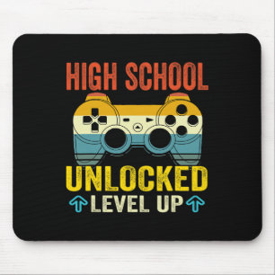 High School entspannt Stufe bis zurück zur Schule Mousepad