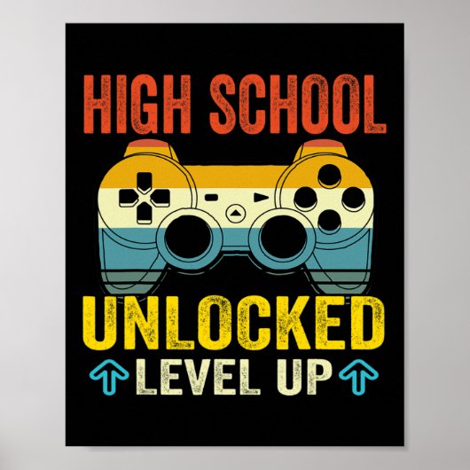 High School entspannt Stufe bis zurück zur Schule Poster (Vorne)