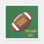 High School Football Team Homecoming Party Napkins Serviette (Vorderseite)
