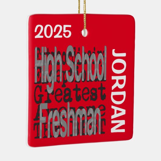 High School Freshman Extraordinaire CUSTOM Keramikornament (Rechts)