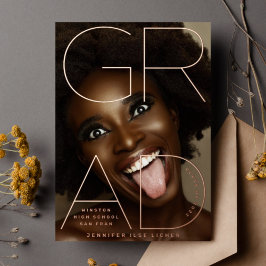 High School GRAD Real Rose Ankündigung