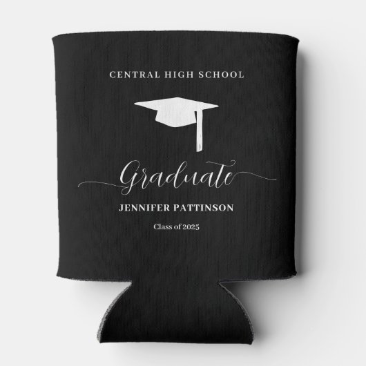 High School Graduate Modern Graduation Party Dosenkühler (Rückseite)