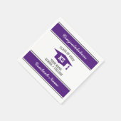 High School Graduation Party Class of 2025 custom Serviette (Ecke)