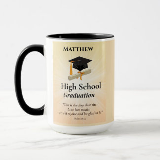 High School Graduation Personalized Sunburst Tasse