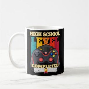 High School Level Complete Funny Gamer Graduation Kaffeetasse