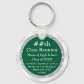 High School liebt Ideen. Grün, Weiß oder WANDEL Schlüsselanhänger (Vorderseite)