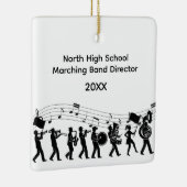 High-School-Marchingband-Dirigent Keramikornament (Rechts)