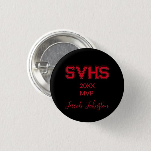 High School MVP Button Button (Vorne & Hinten)