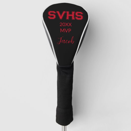 High School MVP-Fahrer Golf Headcover (Vorderseite)