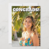 High School or College Graduation Party  Einladung (Vorderseite)