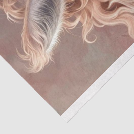 High School Prep Llama Decoupage Seidenpapier (Ausschnitt)