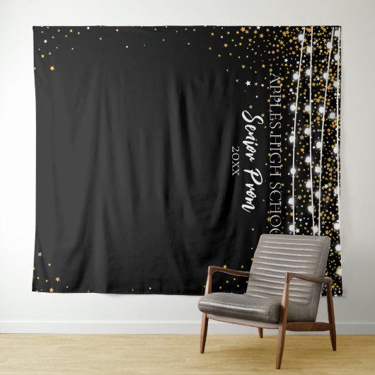 High School Prom Hintergrund Sternengalaxie Wandteppich (Beispiel (Horizontal))