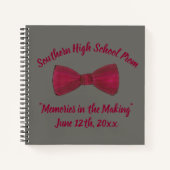 High School Prom Homecomoming Tanz Formal Bowtie Notizbuch (Vorderseite)