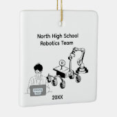 High School Roboter-Team Keramikornament (Rechts)