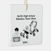 High School Robotics-Team-Mutter Keramikornament (Rechts)