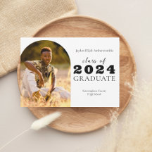 High School Senior Arch Ein-Foto-Abschluss